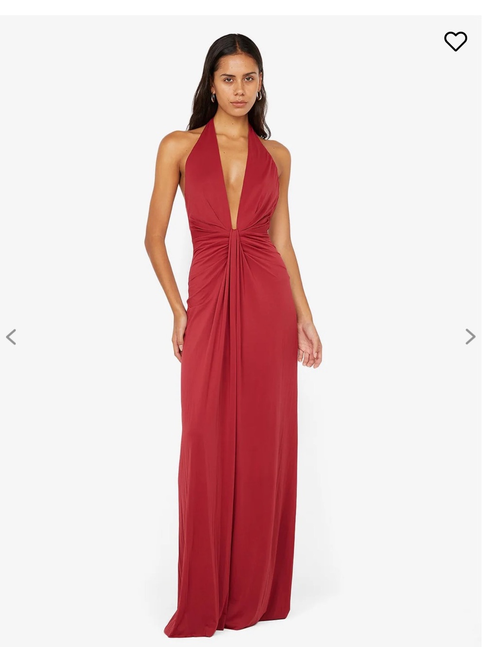 bec + bridge Susie plunge maxi dress